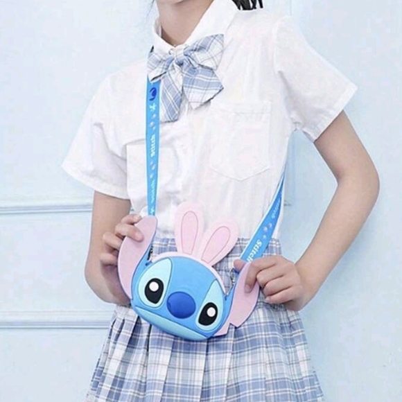 Disney Officially Licensed Lilo And & Stitch Rabbit Ears Stitch Crossbody Bag - Picture 9 of 9